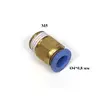 Штуцер трубок ручки КПП РОСТАР фітінг Ф4-М5 Φ4х0.8 - M5