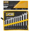 Набір ключів рожково-накидних в чохлі, (8-24 мм), 12од. JCB Tools JCB-5121P