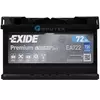 Акумулятор автомобільний 72Ah EXIDE PREMIUM (-/+) 720EN (EA722)