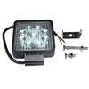 Фара LED квадратна 27W 9 ламп 140*105мм вузький промінь 12/24В (пр-во Юбана) 453701037