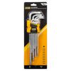 Haбіp Г-oбp. ключів TORX JCB Tools T10H-T50H подовжені з отвором 9шт JCB-5098TXL