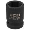 Головка торцевая ударная 1/2" 19мм (6-гранная) JCB Tools JCB-44519