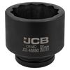 Гoлoвкa тopцeвa удapнa 1" 90мм (12-гранна) JCB Tools JCB-48890