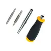 Викрутка STANLEY "6 Way" : насадки двосторонні PH1/PH2 1 шт SL4.5/SL6 1 шт. подовжувач 6x8 мм