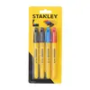 Маркеры STANLEY "Fine Tip" : разноцветные 4 шт.