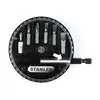 Набор насадок отверточных STANLEY : (SL4.5-5.5-6.5-PH0-1-2) магнитный держатель 1/4". 7 Шт.
