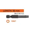 Насадка викруткова USH Industry "тонке жало" TORX T15 x 50 мм. подовжена Уп. 10 шт.