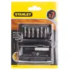 Набор насадок отверточных STANLEY : PZ1.PZ2 PH1.PH2 SL4.5 SL6.5 магнитный держатель L= 60 мм. 7шт.