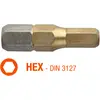 Насадка отверточная USH ISOTIN HEX SW 5 x 25 мм. Уп. 10 шт.