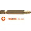 Насадка отверточная USH ISOTIN : Phillips PH1 x 50 мм. Torsion. титановая удлиненная удлиненная. Уп. 10 шт.