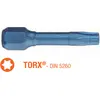 Насадка отверточная ударная USH Blue Shock TORX T10 x 30 мм. Уп. 5 шт.