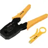 Клещи для зажима телефонных и сетевых штепселей VOREL: L= 195 мм RJ45 RJ10 RJ11 RJ45 RJ10 RJ11