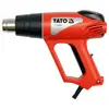 Фен технический сетевой YATO : P= 2000 Вт 0~600° с регулятором температуры (LCD) + 6 аксессуаров