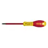 Отвертка крестовая диэлектрическая изольванная STANLEY "FatMax" : "Philips" PH1 х 100 мм корпус VDE 1000V