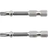 Насадка отверточная YATO TORX T25 х 50 мм. HEX 1/4" покрытая никелем 2 шт.