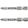 Насадка отверточная YATO PH1 х 50мм. HEX 1/4" покрытая никелем 2шт.