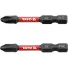 Насадка отверточная ударная YATO PH2 х 50 мм. HEX 1/4" 2 шт.