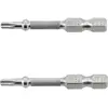 Насадка отверточная YATO TORX T15 х 50 мм. HEX 1/4" покрытая никелем 2 шт.