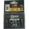 Набор насадок отверточных Isotin USH: 1/4" PH1 PH2 PZ1 PZ2 SL5.5 SL6.5 магнитный держатель 7 эл.
