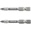 Насадка отверточная YATO PZ1 х 50мм. HEX 1/4" покрытая никелем 2шт.