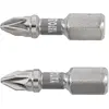 Насадка отверточная YATO PZ1 х 25мм. HEX 1/4" покрытая никелем 2шт.