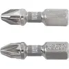 Насадка отверточная YATO PZ2 х 25мм. HEX 1/4" покрытая никелем 2шт.