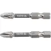 Насадка отверточная YATO PH2 х 50 мм. HEX 1/4" покрытая никелем 2шт.