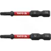 Насадка отверточная ударная YATO TORX T15 х 50 мм. HEX 1/4" 2 шт.