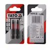 Насадка отверточная YATO TORX T15 х 50 мм. HEX 1/4" хром-молибден 2 шт.