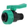 Кран кульовий до водяних пластикових труб Ø= 5/4" Х 5/4" F/M-різьб FLO з поліпроп для тиску 16Bar
