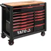 Шафа-візок для інструментів на 4 колесах YATO з 12 шуфлядами 113x 100x 48 cм 2 замки