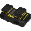 Зарядное устройство быстрое 2 порта .4 А для аккумуляторов FATMAX V20