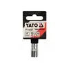 Головка торцевая 6-гранная YATO : квадрат 1/4" М10 CrV