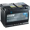 Аккумулятор автомобильгный 77Ah EXIDE PREMIUM (-/+) 760EN (EA770)