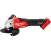 Шлифмашина угловая - болгарка аккумуляторная бесщёточная MILWAUKEE, M18 FSAG125X-0, Ø125мм (каркас)