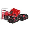 Енергокомплект Li-Ion MILWAUKEE, M18 HNRG-302 (зарядний пристрій M12-18FC, 2 акумулятори М18 HВ3 3Аг, картонне пакування) + акум