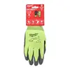 Перчатки рабочие сигнальные Hi-Vis MILWAUKEE, с сопротивлением порезам 4/D уровня, размер 10/XL