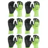 Перчатки сигнальные Hi-Vis MILWAUKEE, с сопротивлением порезам 1/A уровня, размер 9/L, (12 пар)