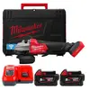 Шлифмашина угловая - болгарка аккумуляторная бесщёточная MILWAUKEE, M18 FSAGSVO125X-502X, Ø125мм