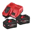 Енергокомплект Li-Ion MILWAUKEE, M18 FORGENRG-802 (зарядний пристрій M12-18 FC, 2 акумулятори М18 FВ8 8Аг, картонне пакування)