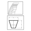 Ремень 0372231 (AVX13-1168) Gates США