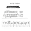 Цепь PHC 12BH-1x5MTR-AG