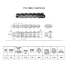 Цепь PHC 08BH-1x5MTR-AG
