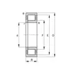 Подшипник NUP 2209 E TVP2 FAG