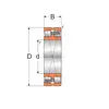 Підшипник 30-3516 НК5 (22216 MAC3W33)