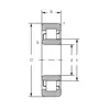 Подшипник 32222 (NU 222) ZKL