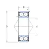 Підшипник 3210 A-2RS1 SKF
