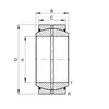 Підшипник GE 50 DO 2RS INA