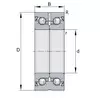 Подшипник ZKLN 1034 2RS INA