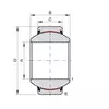 Підшипник GE 45 FW 2RS A INA